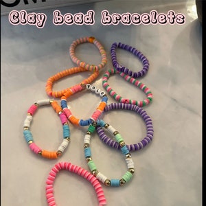 How to Make DIY Clay Bead Bracelets
