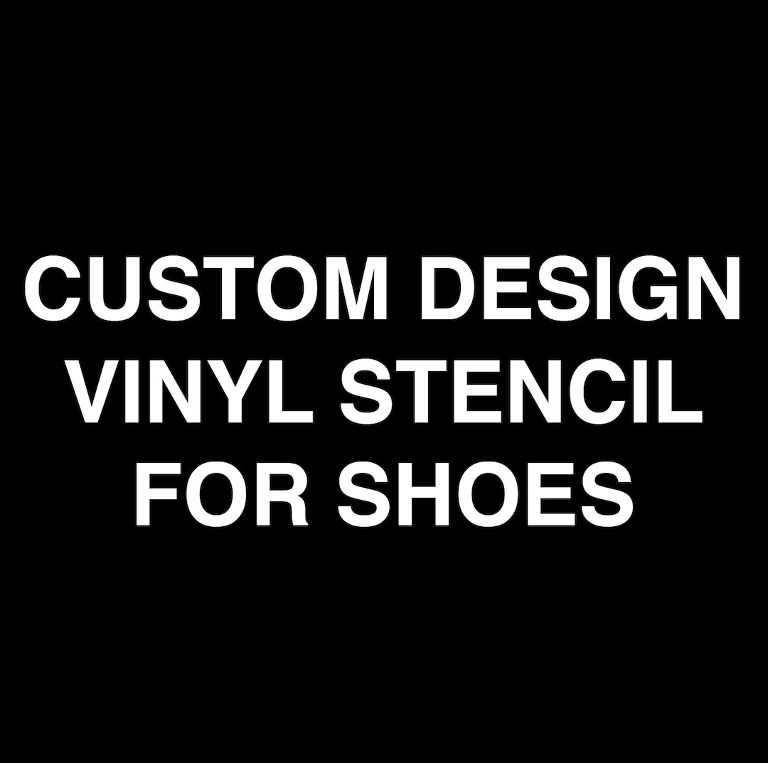 Custom Vinyl Stencil Etsy