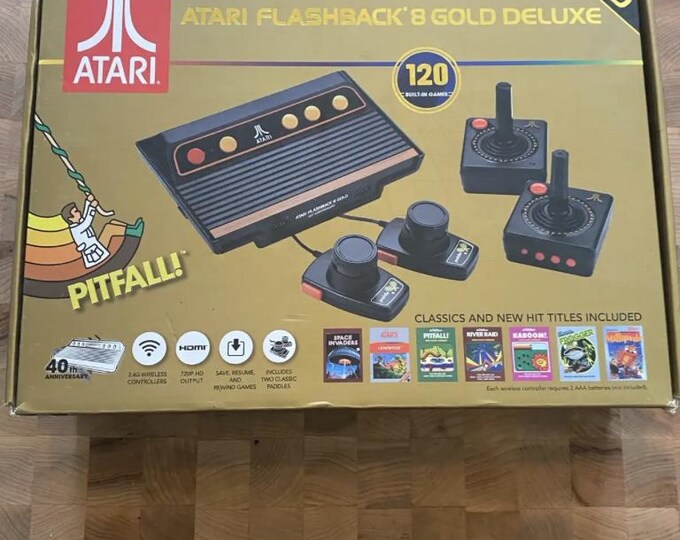 Atari 40th Anniversary Flashback 8 Gold Deluxe Edition - Etsy