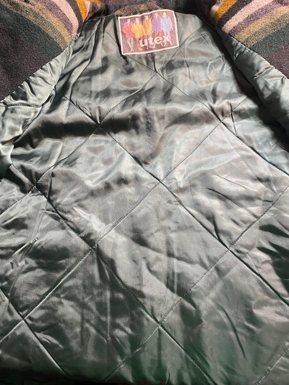 Utex Wool Chore Coat Lined Size Large - image 14