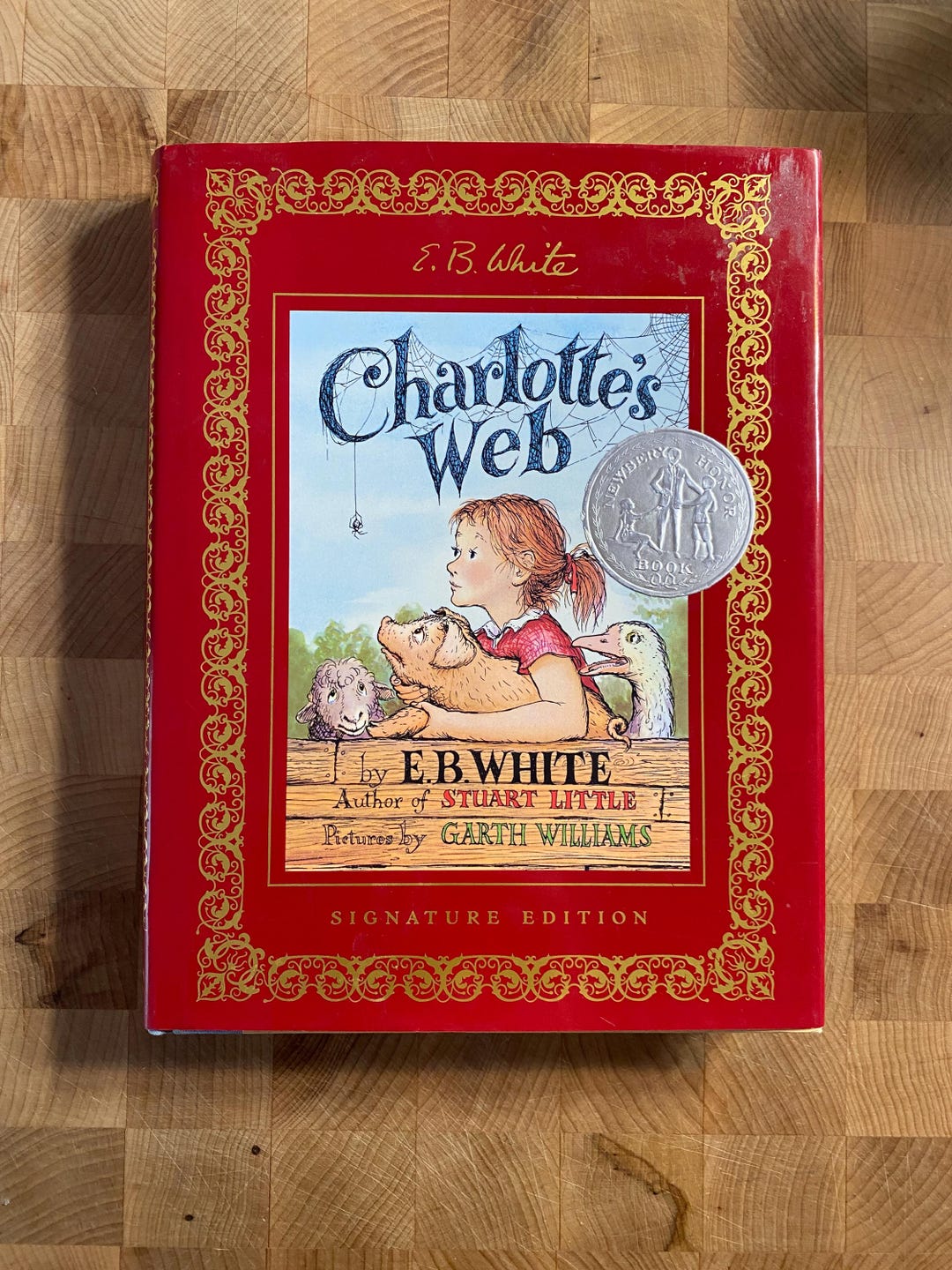 Charlottes Web by E.B. White Oversized Hardcover - Etsy