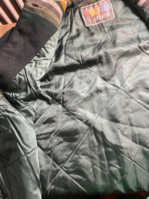 Utex Wool Chore Coat Lined Size Large - image 13