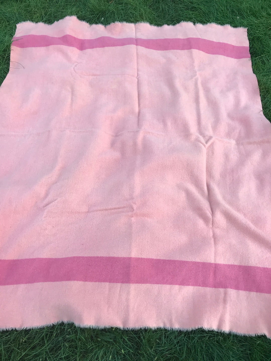 Wool Hudson's Bay Pink 4 Point Blanket Weighs 4.25 Lbs Etsy