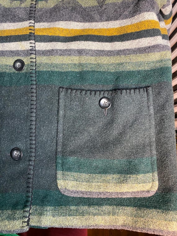 Utex Wool Chore Coat Lined Size Large - image 5