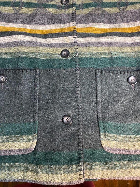 Utex Wool Chore Coat Lined Size Large - image 6