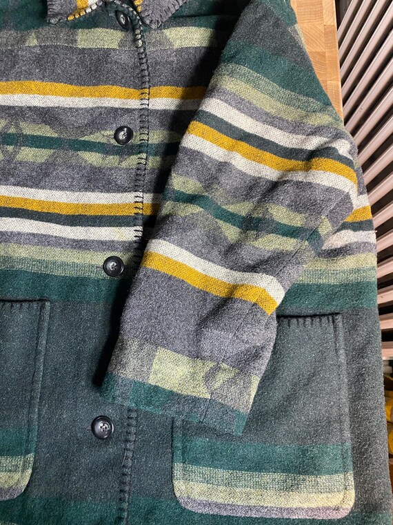 Utex Wool Chore Coat Lined Size Large - image 4