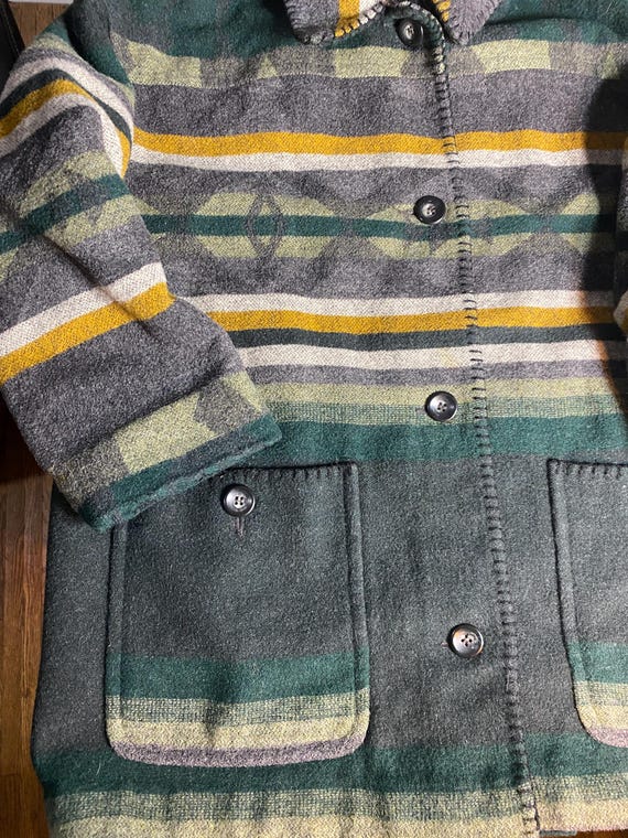 Utex Wool Chore Coat Lined Size Large - image 2