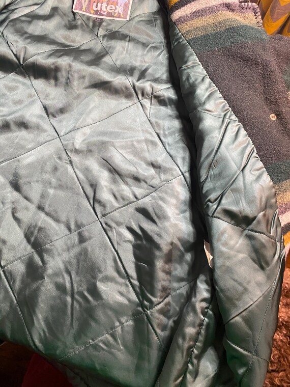 Utex Wool Chore Coat Lined Size Large - image 15