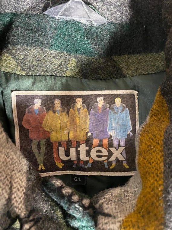 Utex Wool Chore Coat Lined Size Large - image 8