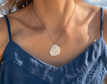 Non-tarnish Seashell Pendant Necklace