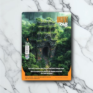 Ancient Tomb - Vintage - Full Art Holographique - pour les collectionneurs et les joueurs MTG - Cartes Magic Altérées