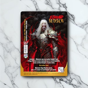 Edgar Markov - Vintage - Full Art Holographique - pour les collectionneurs et les joueurs MTG - Cartes Magic Altérées