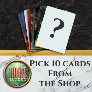 Choisissez 10 cartes dans le shop - Full Art Holographique - pour les collectionneurs et les joueurs MTG - Cartes Magic Altérées