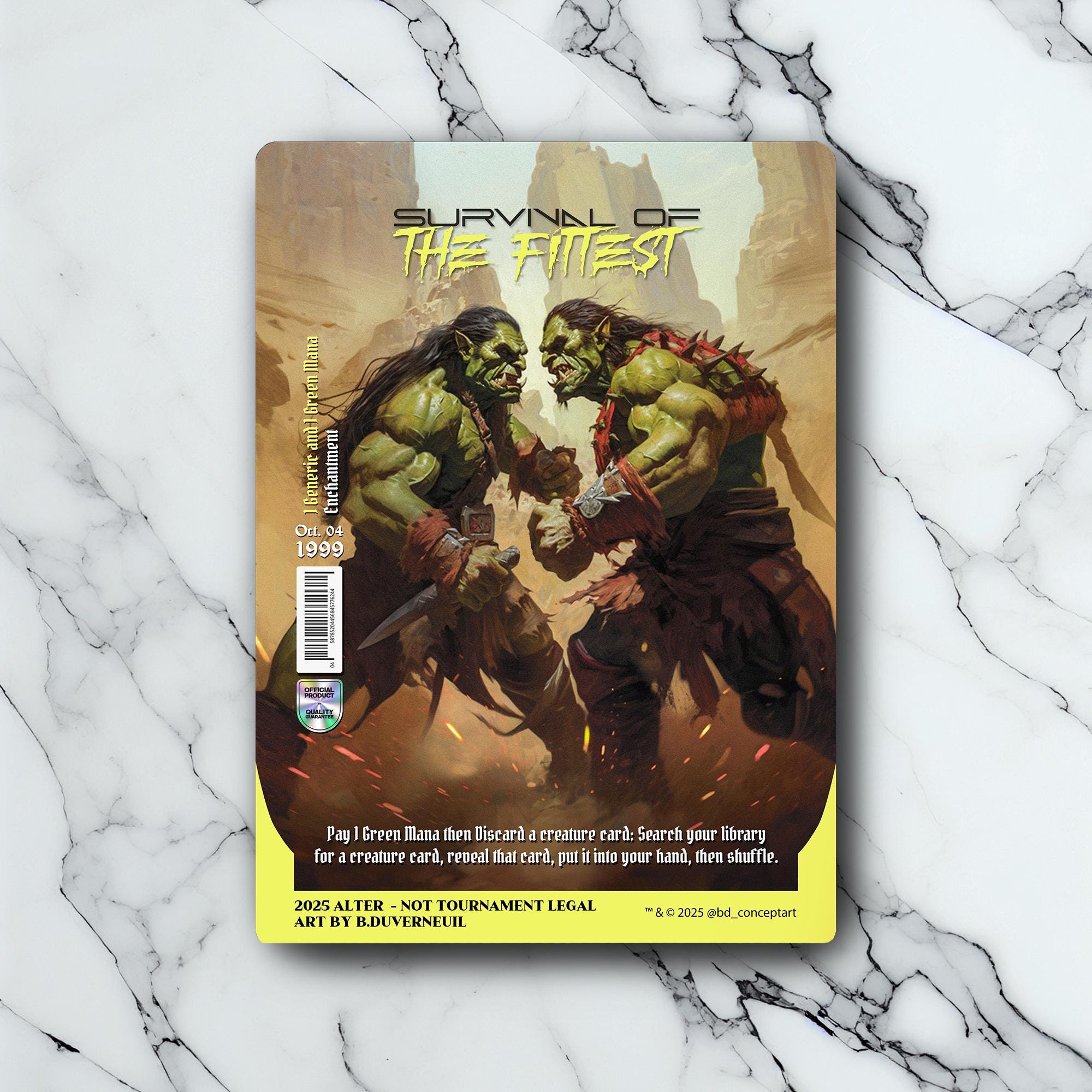 Survival of the Fittest Mtg - Etsy Survival of the Fittest Mtg - Etsy