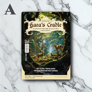 Gaea's Cradle - Retro Futuriste / Vintage - Full Art Holographique - pour les collectionneurs et les joueurs MTG - Cartes Magic Altérées