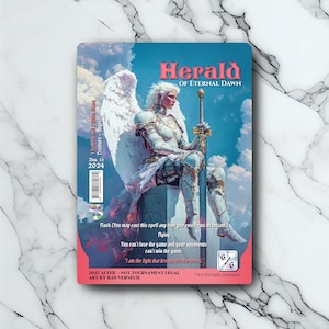 Herald of Eternal Dawn - Vintage - Full Art Holographique - pour les collectionneurs et les joueurs MTG - Cartes Magic Altérées