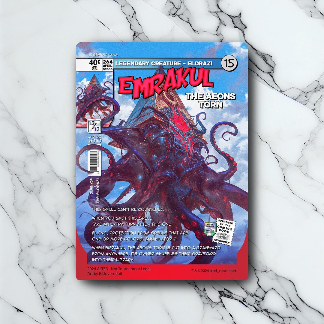 Emrakul, the Aeons Torn - Vintage - Full Art Holographic - for