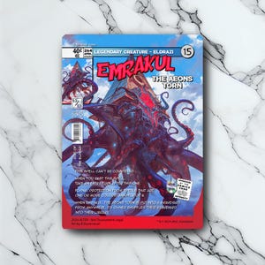 Emrakul, The Aeon's Torn - Vintage - Full Art Holographic - för samlare och MTG-spelare - Altered Magic Card
