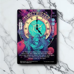 Timetwister - Retro Futurist / Vintage - Full Art Holographic - per collezionisti e giocatori MTG - Carte magiche alterate