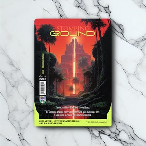 Stomping Ground - Vintage - Full Art Holographique - pour les collectionneurs et les joueurs MTG - Cartes Magic Altérées