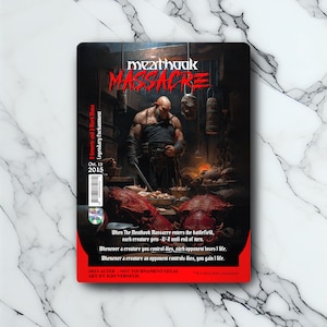 Meathook Massacre - Vintage - Full Art Holographique - pour les collectionneurs et les joueurs MTG - Cartes Magic Altérées