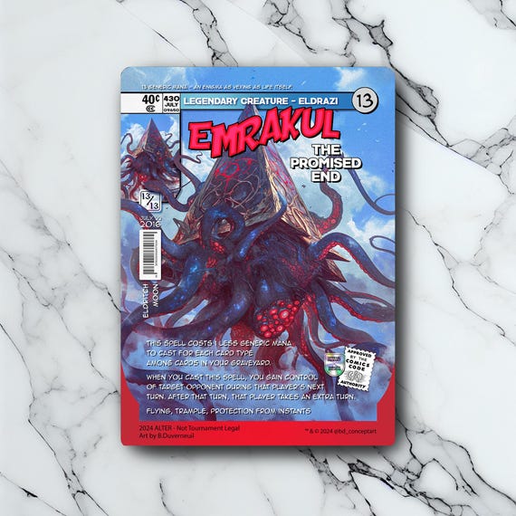 MTG Emrakul,アートボード Emrakul, the Promised End - Vintage - Full Art Holographic - for