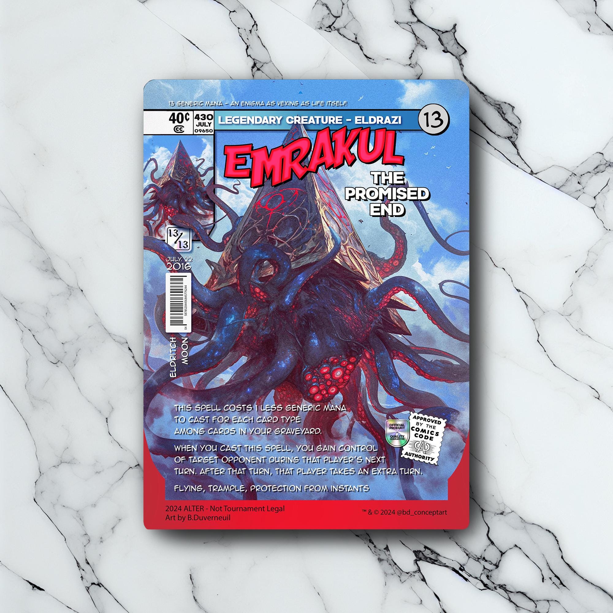 Emrakul, the Promised End (Secret Lair) Aluminium Print