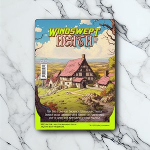 Windswept Heath - Retro Futuriste / Vintage - Full Art Holographique - pour les collectionneurs et les joueurs MTG - Cartes Magic Altérées