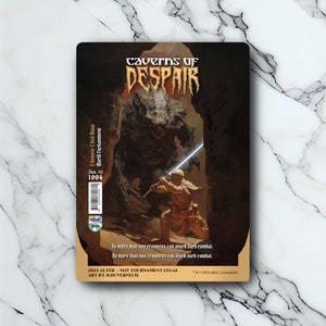 Caverns of Despair - Vintage - Full Art Holographique - pour les collectionneurs et les joueurs MTG - Cartes Magic Altérées