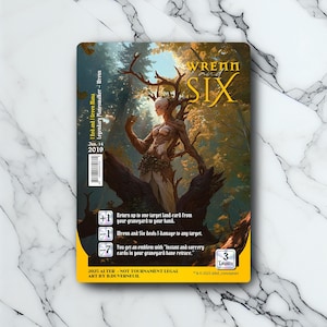 Wrenn en Six - Vintage - Full Art Holographic - voor verzamelaars en MTG-spelers - Altered Magic Cards