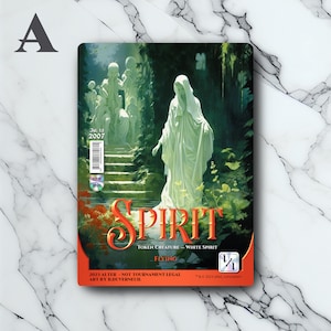 Spirit Token - Retro Futuriste - Full Art Holographique - pour les collectionneurs & les joueurs MTG - Carte Magic Altérée