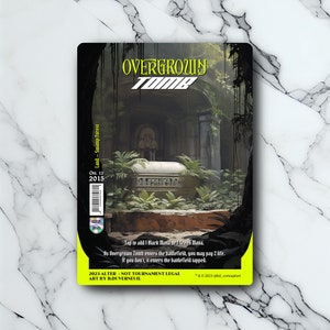 Overgrown Tomb - Vintage - Full Art Holographique - pour les collectionneurs et les joueurs MTG - Cartes Magic Altérées