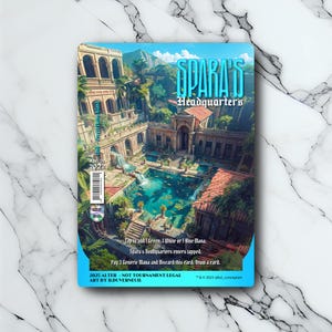 Spara’s Headquarters - Triome Lands / Vintage - Full Art Holographique - pour les collectionneurs et les joueurs MTG - Cartes Magic Altérées