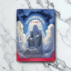 Cloudstone Curio - Retro Futuriste / Vintage - Full Art Holographique - pour les collectionneurs et les joueurs MTG - Cartes Magic Altérées
