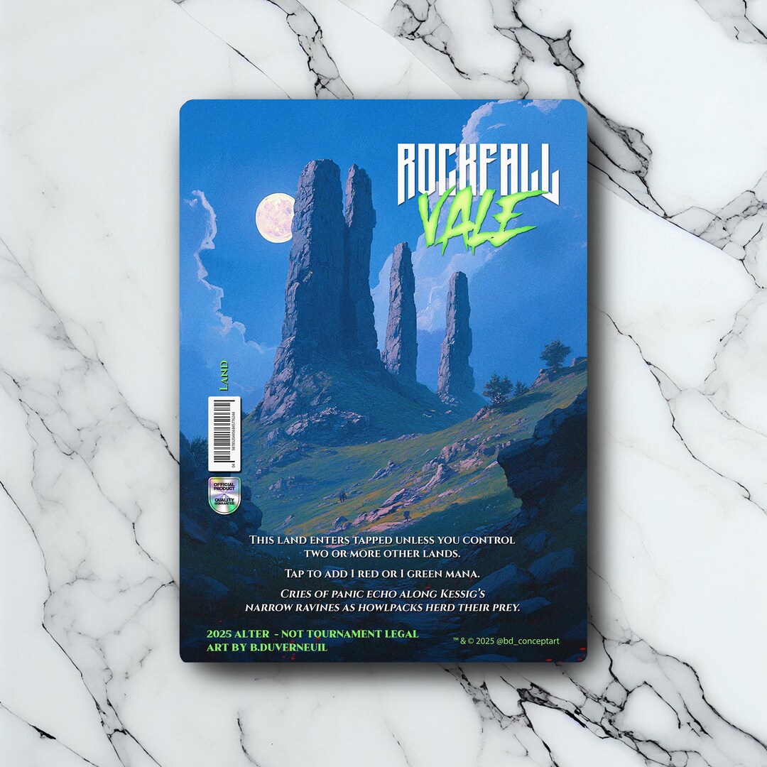 Rockfall Vale - Vintage - Full Art Holographique - Pour Les ...