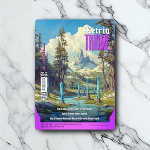 Ketria Triome - Triome Lands / Vintage - Full Art Holographique - pour les collectionneurs et les joueurs MTG - Cartes Magic Altérées