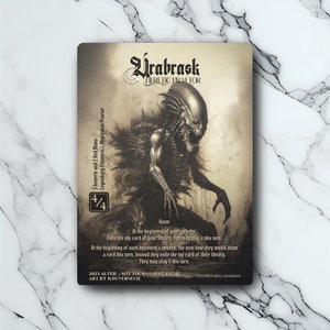 Urabrask, Heretic Praetor - Vintage - Full Art Holographique - pour les collectionneurs et les joueurs MTG - Cartes Magic Altérées