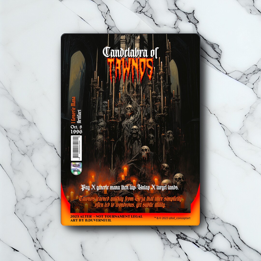 Candelabra of Tawnos Vintage Full Art Holographic for Collectors and