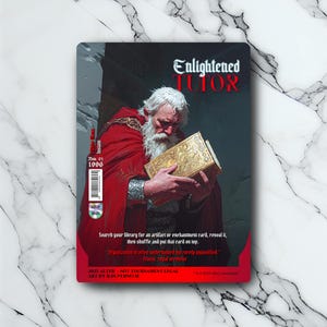 Enlightened Tutor - Vintage - Full Art Holographique - pour les collectionneurs et les joueurs MTG - Cartes Magic Altérées