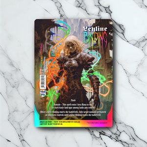 Leyline Binding - Vintage - Full Art Holographique - pour les collectionneurs et les joueurs MTG - Cartes Magic Altérées