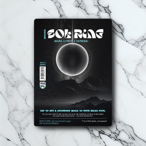 Sol Ring - Retro Futuriste / Surrealist design - Full Art Holographique - pour les collectionneurs et les joueurs MTG - Carte Magic Altérée