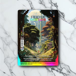 Field Of Dreams - Vintage - Full Art Holographique - pour les collectionneurs et les joueurs MTG - Cartes Magic Altérées