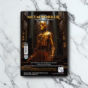 Metalworker - Vintage - Full Art Holographique - pour les collectionneurs et les joueurs MTG - Carte Magic Altérée