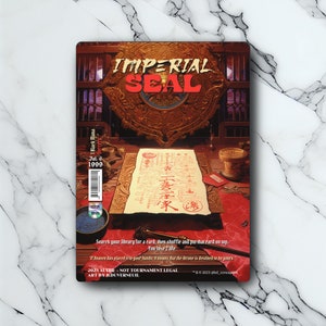 Imperial Seal - Retro Futuriste / Vintage - Full Art Holographique - pour les collectionneurs et les joueurs MTG - Carte Magic Altérée