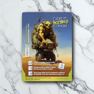 Daretti, Ingenious Iconoclast - Vintage - Full Art Holographique - pour les collectionneurs et les joueurs MTG - Cartes Magic Altérées