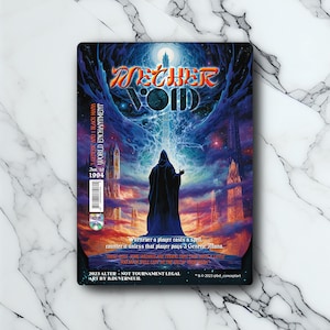 Nether Void - Retro Futuriste / Vintage - Full Art Holographique - pour les collectionneurs et les joueurs MTG - Cartes Magic Altérées
