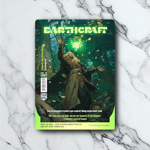 Earthcraft - Vintage - Arte holográfico completo - para coleccionistas y jugadores de MTG - Cartas mágicas alteradas