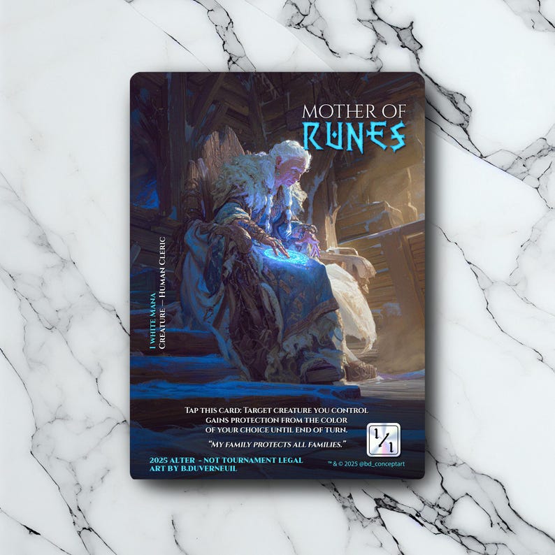 Mother of Runes - Vintage - Full Art Holographic - for Collectors and ...