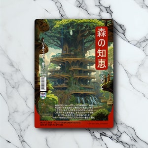 Sylvan Library - Retro Futuriste / Vintage - Full Art Holographique - pour les collectionneurs et les joueurs MTG - Carte Magic Altérée