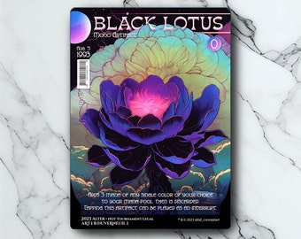 Black Lotus - Retro Futuristic / Vintage - Full Art Holographic